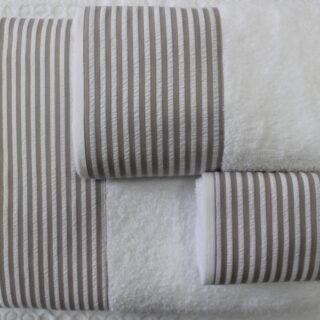 Conjunto de Atoalhados 548 Branco c/ camel