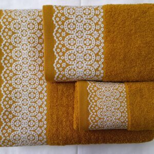 Conjunto de Toalhas c/ Aplicação